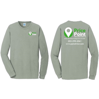 PP107 • Port & Company® Beach Wash® Garment-Dyed Long Sleeve Tee